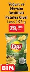 LAYS YOĞURT VE MEVSİM YEŞİLLİKLİ PATATES CİPSİ